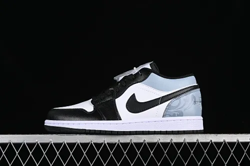 All categories Air Jordan Jordan series basketball shoes Air Jordan 1 Low Cost-effective version Air Jordan 1 Low AJ1 Joe 1 Santimes Laboratory Interstellar Exploration Land of Silence Low-top retro basketball shoes 553558-132